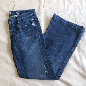 7 For All Mankind Lexie Dojo Wide Leg/Flare Jeans